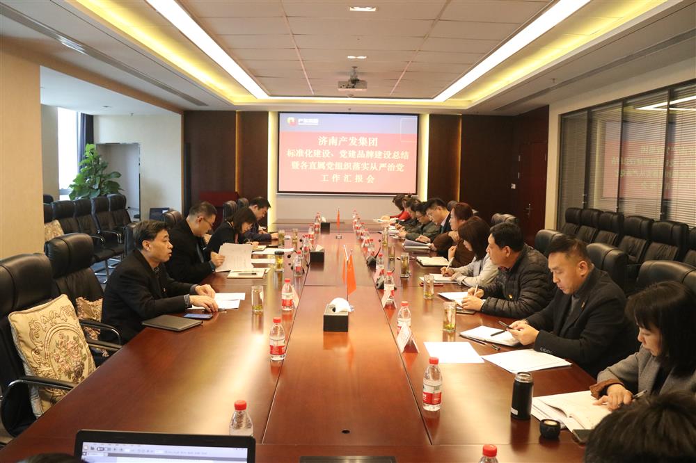 集團黨委召開(kāi)黨組織標準化建設、 黨建品牌建設活動(dòng)總結暨各直屬黨組織落實(shí)從嚴治黨工作匯報會(huì )議
