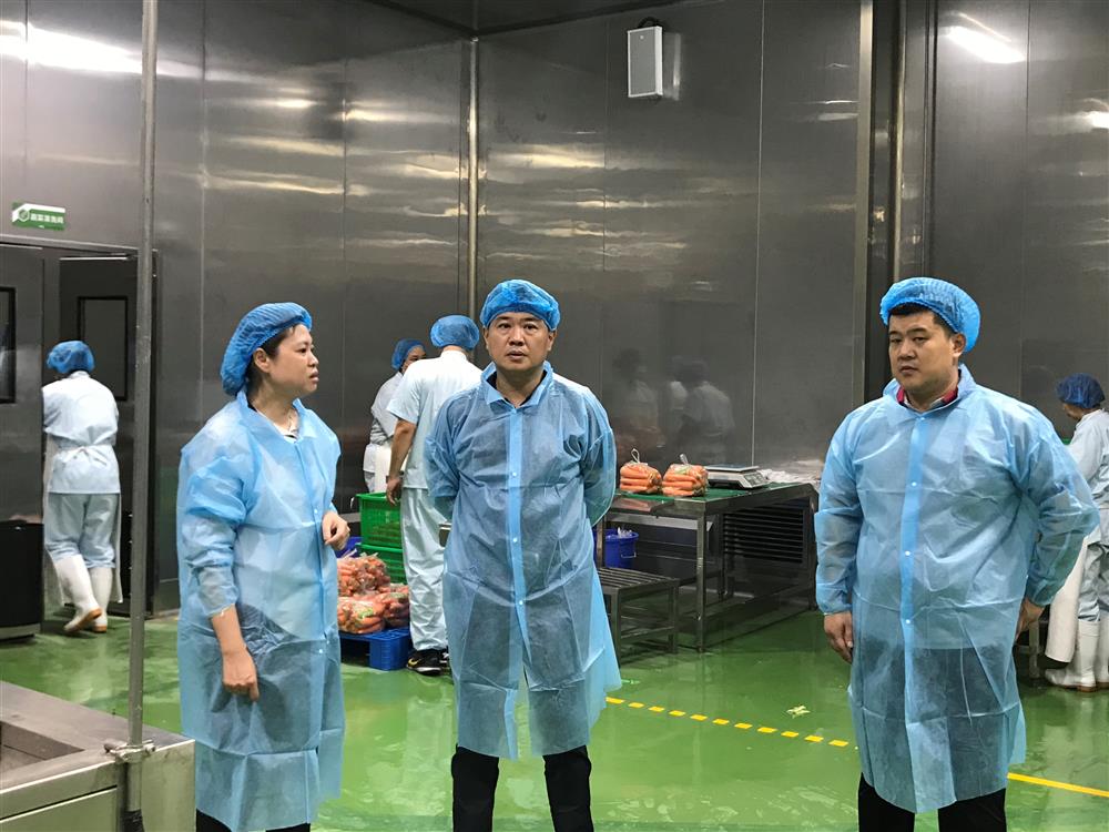 濟南產(chǎn)發(fā)集團紀委書(shū)記盧剛赴金德利集團食品產(chǎn)業(yè)園調研