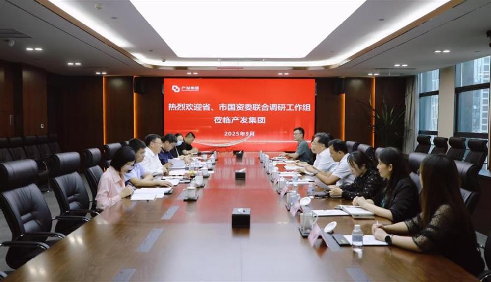 省、市國資委 聯(lián)合調研工作組到產(chǎn)發(fā)集團調研指導工作