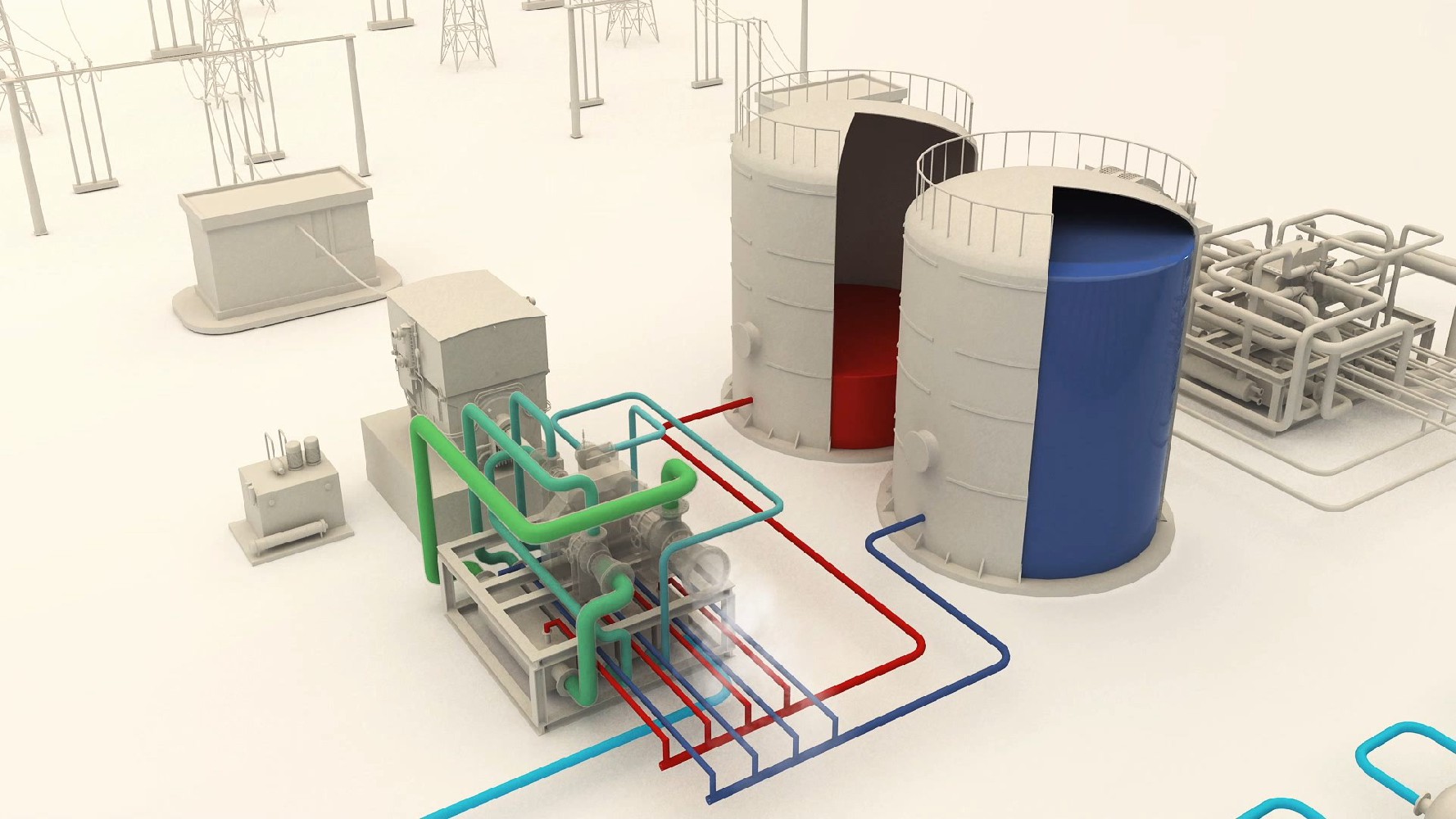 中科儲能  工廠(chǎng)三維