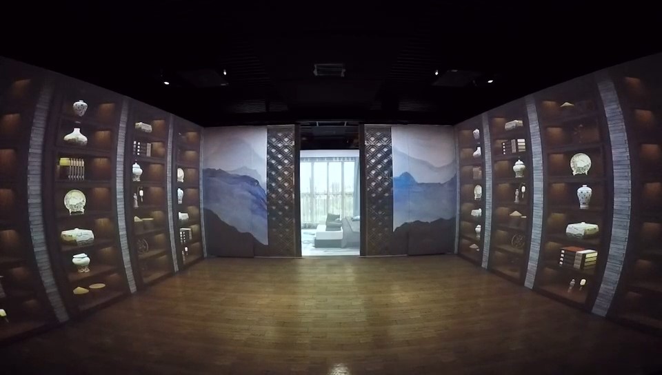 空間四折幕沉浸式VR裸眼3d視覺(jué)之智能家居